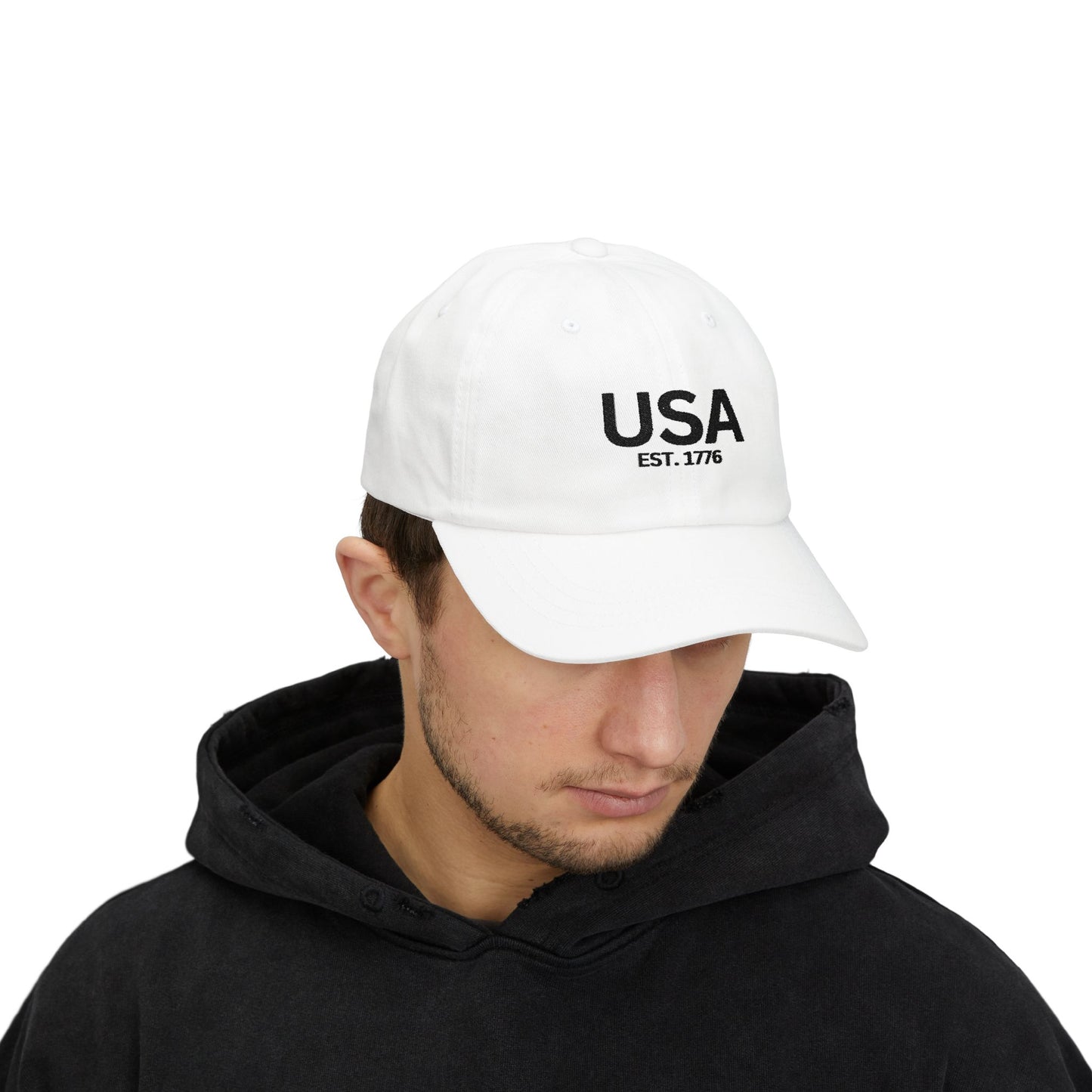 USA est 1776 American Patriotic Dad Cap