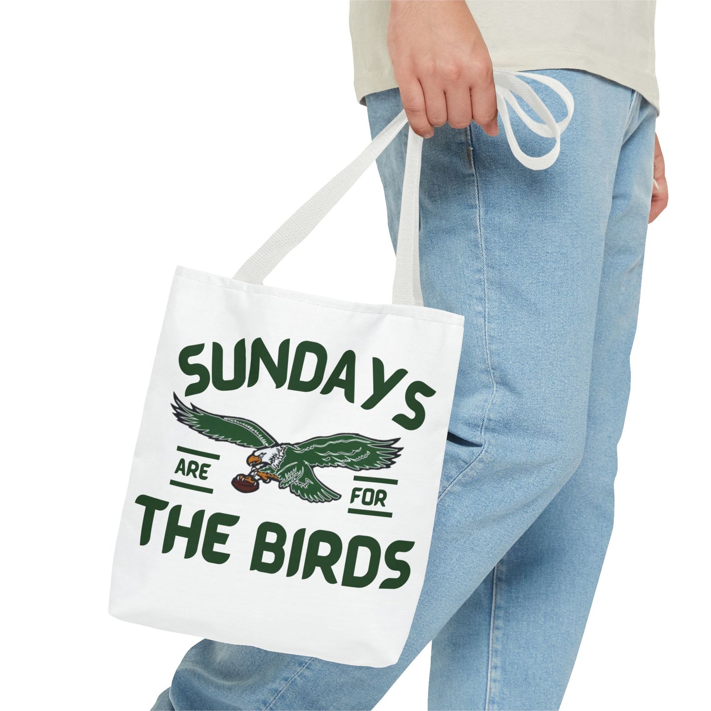 Philadelphia Eagles Tote Bag - Sundays Are for the Birds, Football Fan Gift, Sports Theme Tote, Game Day Bag, NFL Team Merchandise, Football