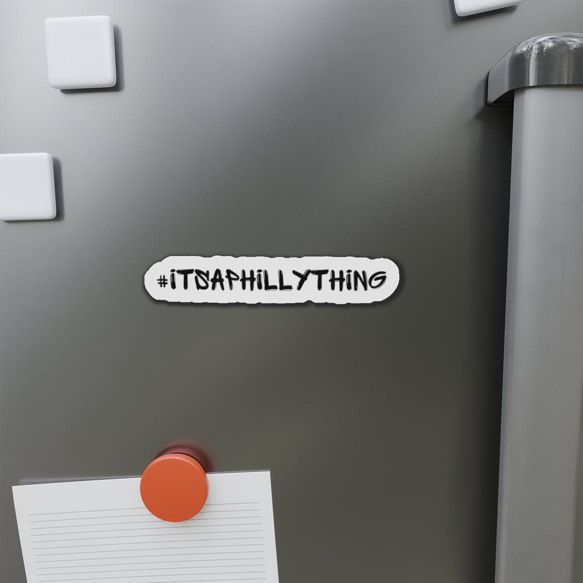 Die-Cut Magnets with #ItsAPhillyThing  Durable, Stylish, and Perfect for Showing Off Your Philly Pride on Fridges, Lockers, or Cars