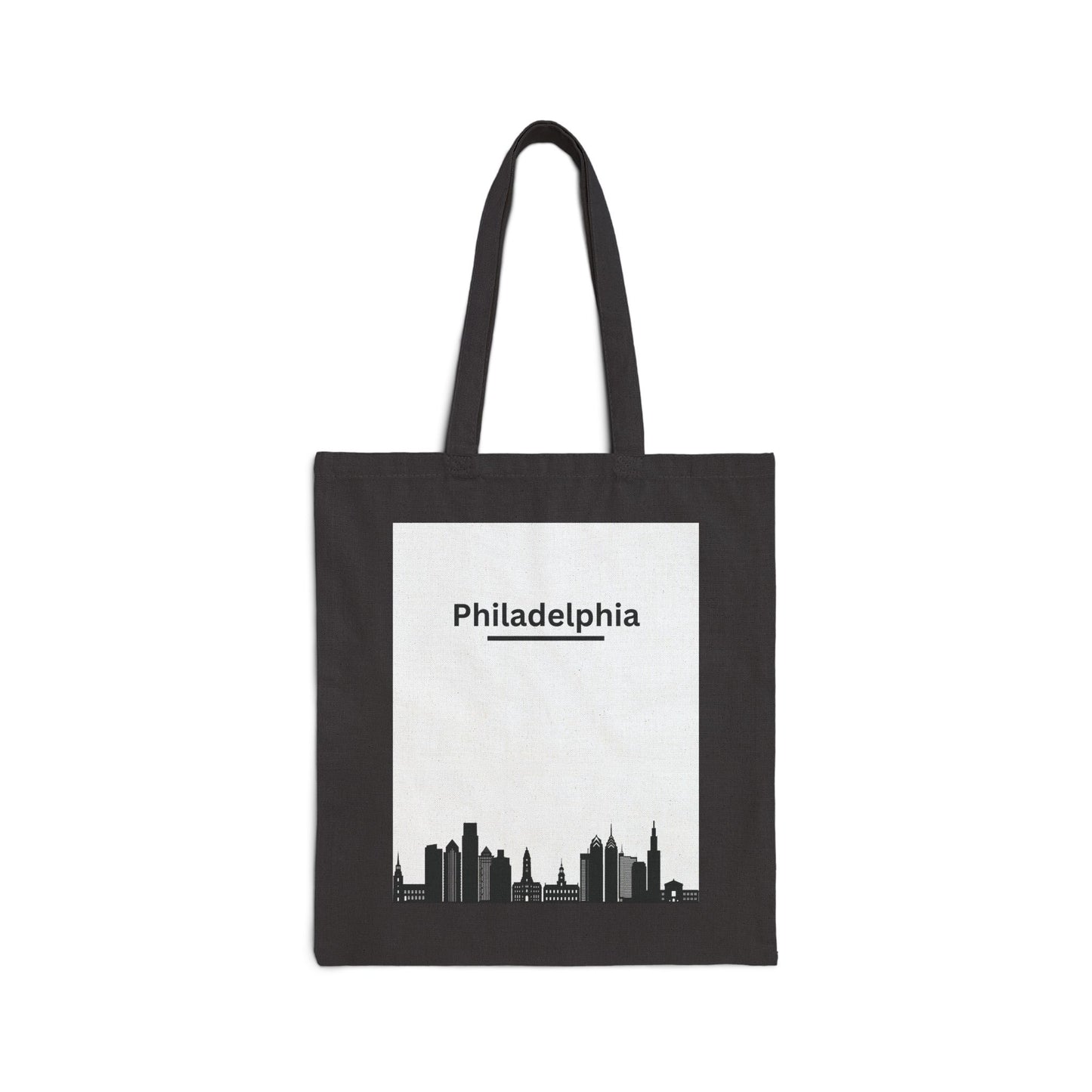 Philly City View Cotton Canvas Tote Bag  Stylish & Durable Perfect for Everyday Use or Gifts! #PhillyLove #ToteBag