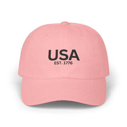 USA est 1776 American Patriotic Dad Cap