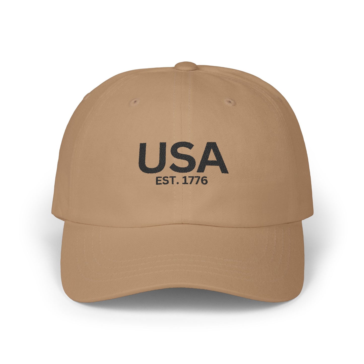 USA est 1776 American Patriotic Dad Cap