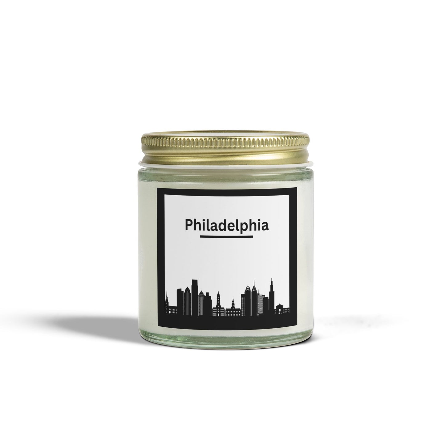 Philly City View Scented Candle Coconut Apricot Wax Blend Long-Lasting Luxurious Aroma! #PhillyLove #CandleGift #HomeDecor (4oz, 9oz)