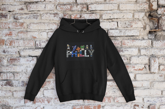 Sports Mascots Unisex Hoodie Sweatshirt, Philadelphia Eagles, Sixers, Phillies, Flyers, Union, Soul, Gift for Sports Fans, Philly Pride,