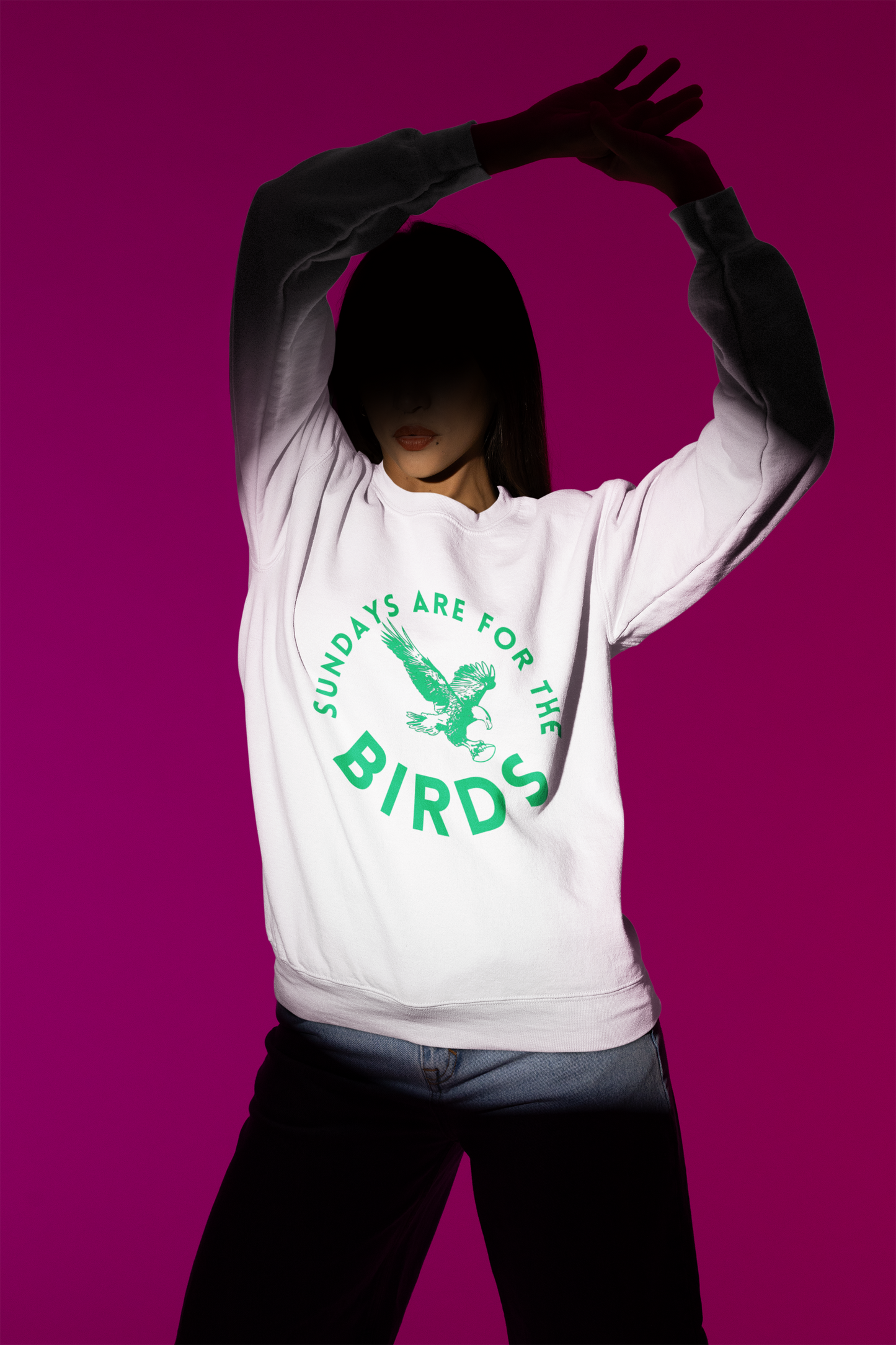 Unisex Heavy Blend™ Crewneck Sweatshirt - 'Sundays Are for the Birds' | Cozy, Stylish, Perfect for Game Day Fans!