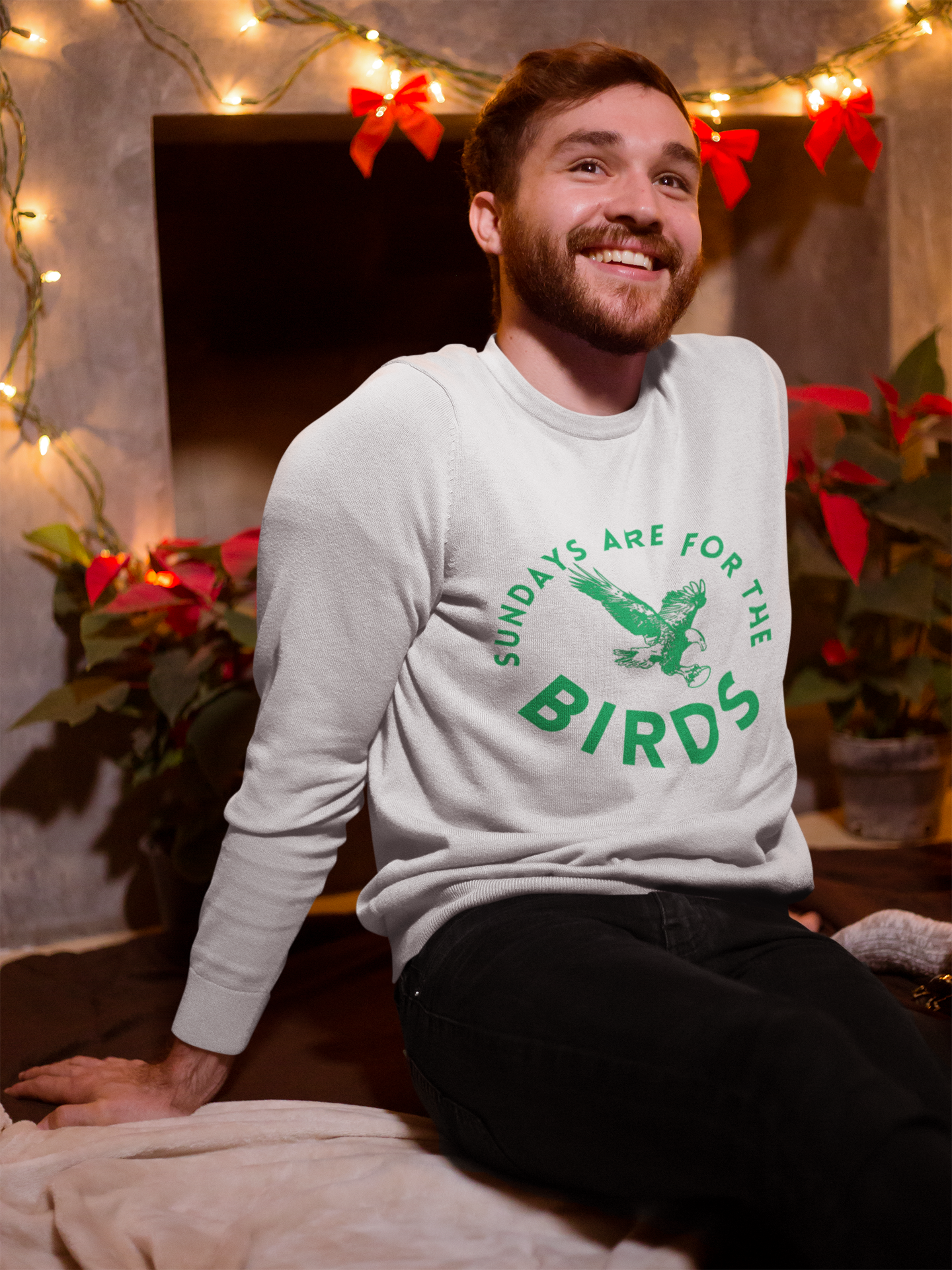 Unisex Heavy Blend™ Crewneck Sweatshirt - 'Sundays Are for the Birds' | Cozy, Stylish, Perfect for Game Day Fans!