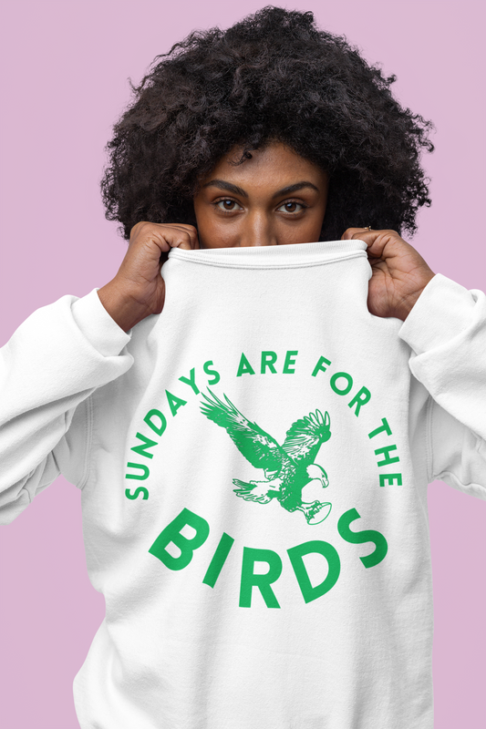 Unisex Heavy Blend™ Crewneck Sweatshirt - 'Sundays Are for the Birds' | Cozy, Stylish, Perfect for Game Day Fans!