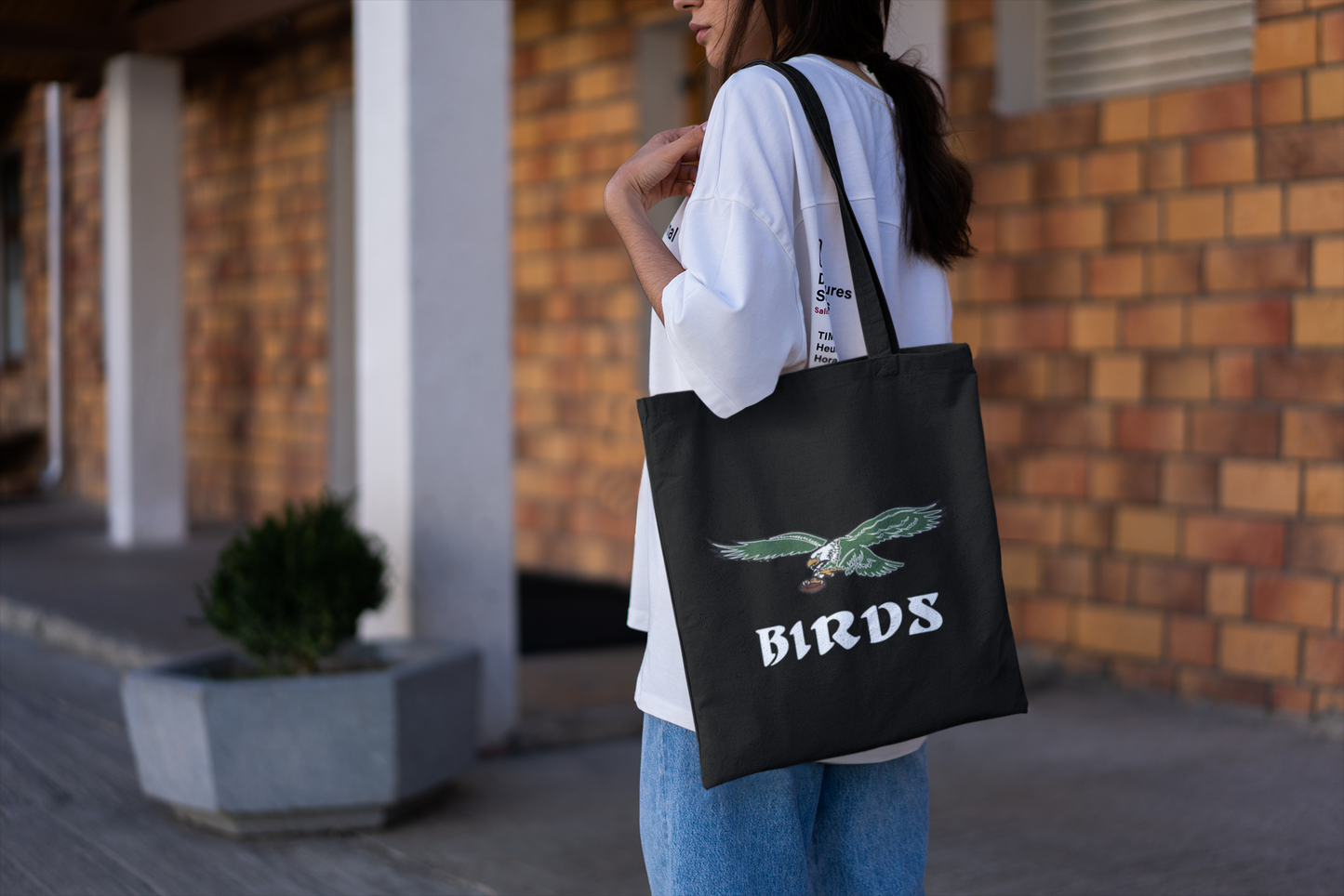 Philadelphia Birds Black Tote Bag