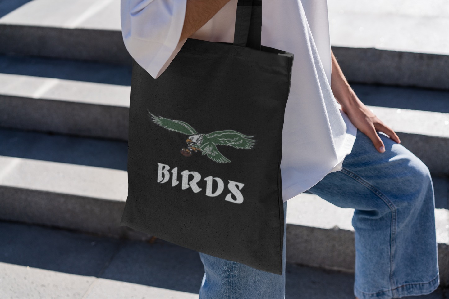 Philadelphia Birds Black Tote Bag