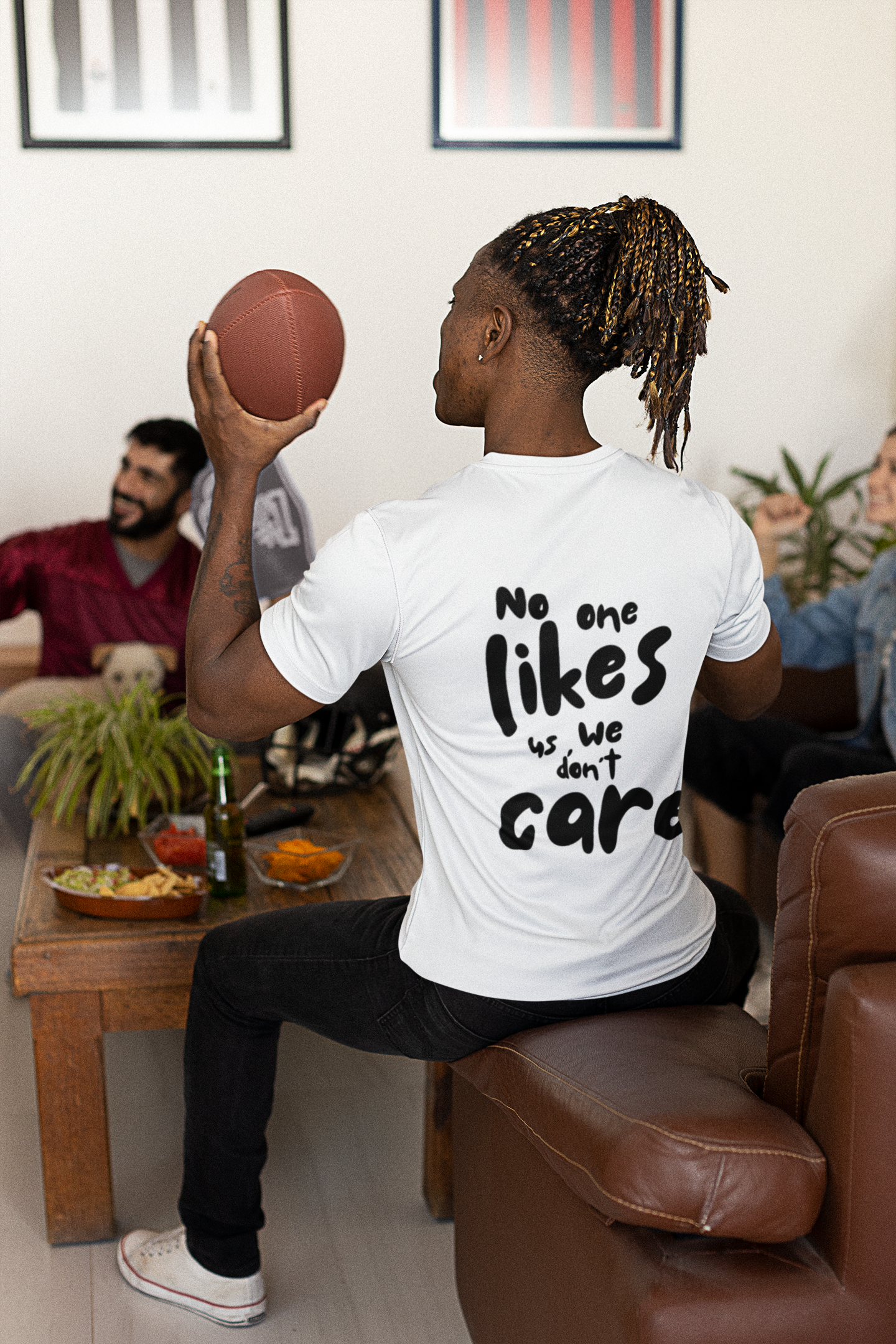 Unisex Jersey Short Sleeve Tee with 'No One Likes Us, We Don't Care'  Bold, Comfortable, and Perfect for Philly Fans with Attitude!