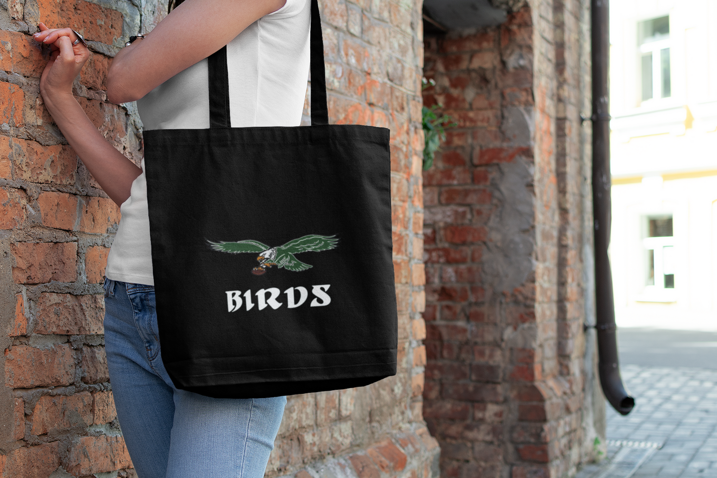 Philadelphia Birds Black Tote Bag