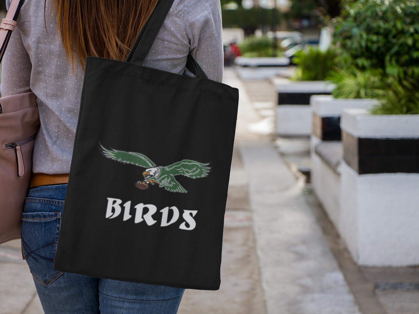 Philadelphia Birds Black Tote Bag