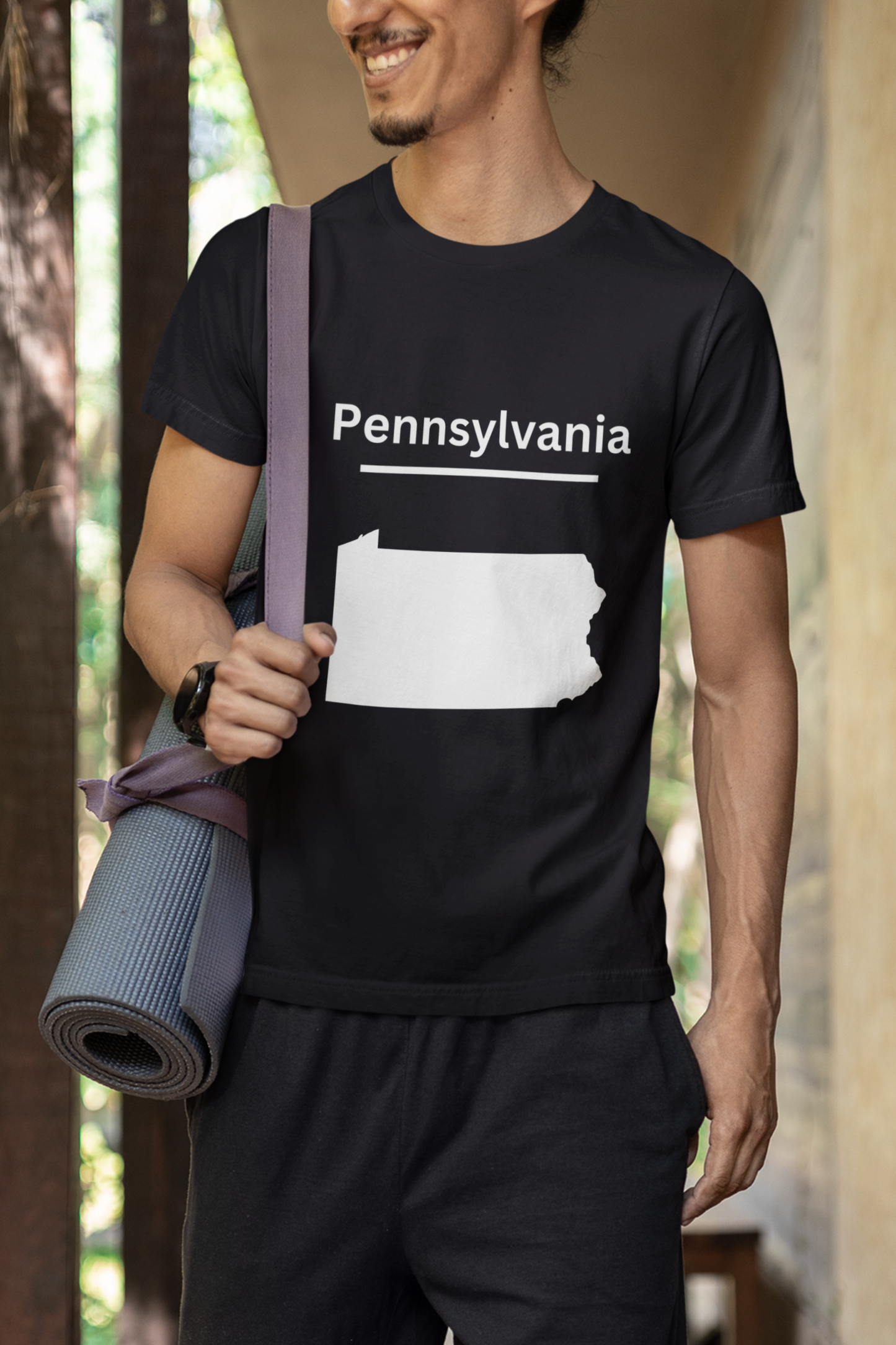 Classic Pennsylvania Map Tee - Unisex Short Sleeve Shirt | Soft, Stylish & Perfect Fit | Show Your PA State Pride Pennsylvania State T-Shirt