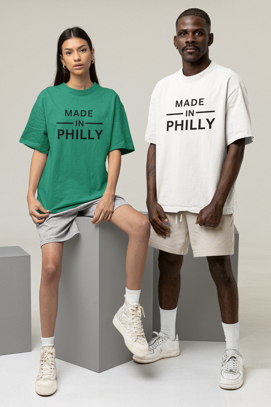 Unisex Jersey Short Sleeve Tee with 'Made in Philly'  Soft, Comfortable, and Perfect for Showing Your Philly Pride Every Day!