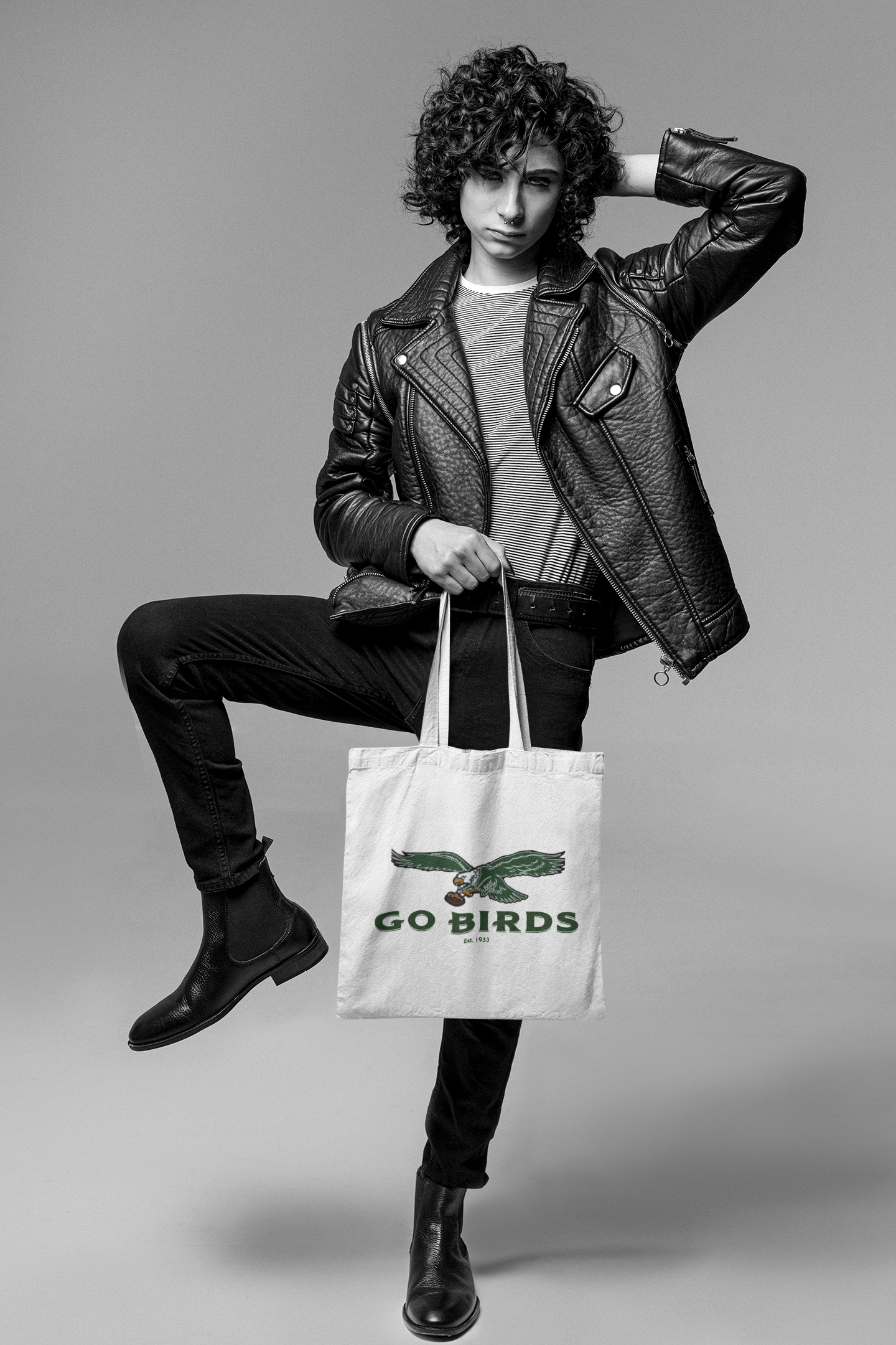 Philadelphia Go Birds Tote Bag with Eagle Design, Durable and Stylish Game Day Accessory