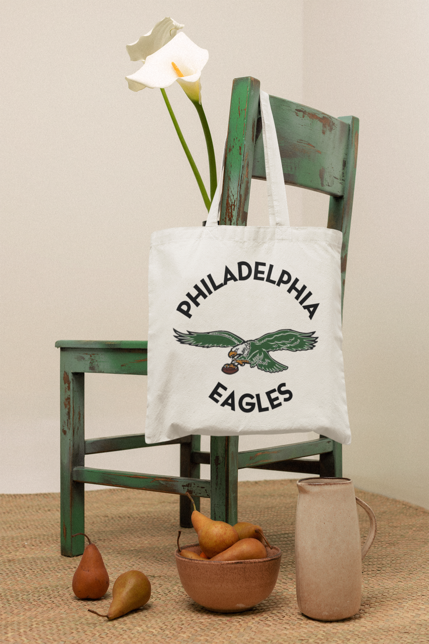 Philadelphia Eagles Tote Bag - Sports Fan Carryall, Game Day Tote, Football Team Market Bag, Tailgating Purse, Gift for NFL Fan