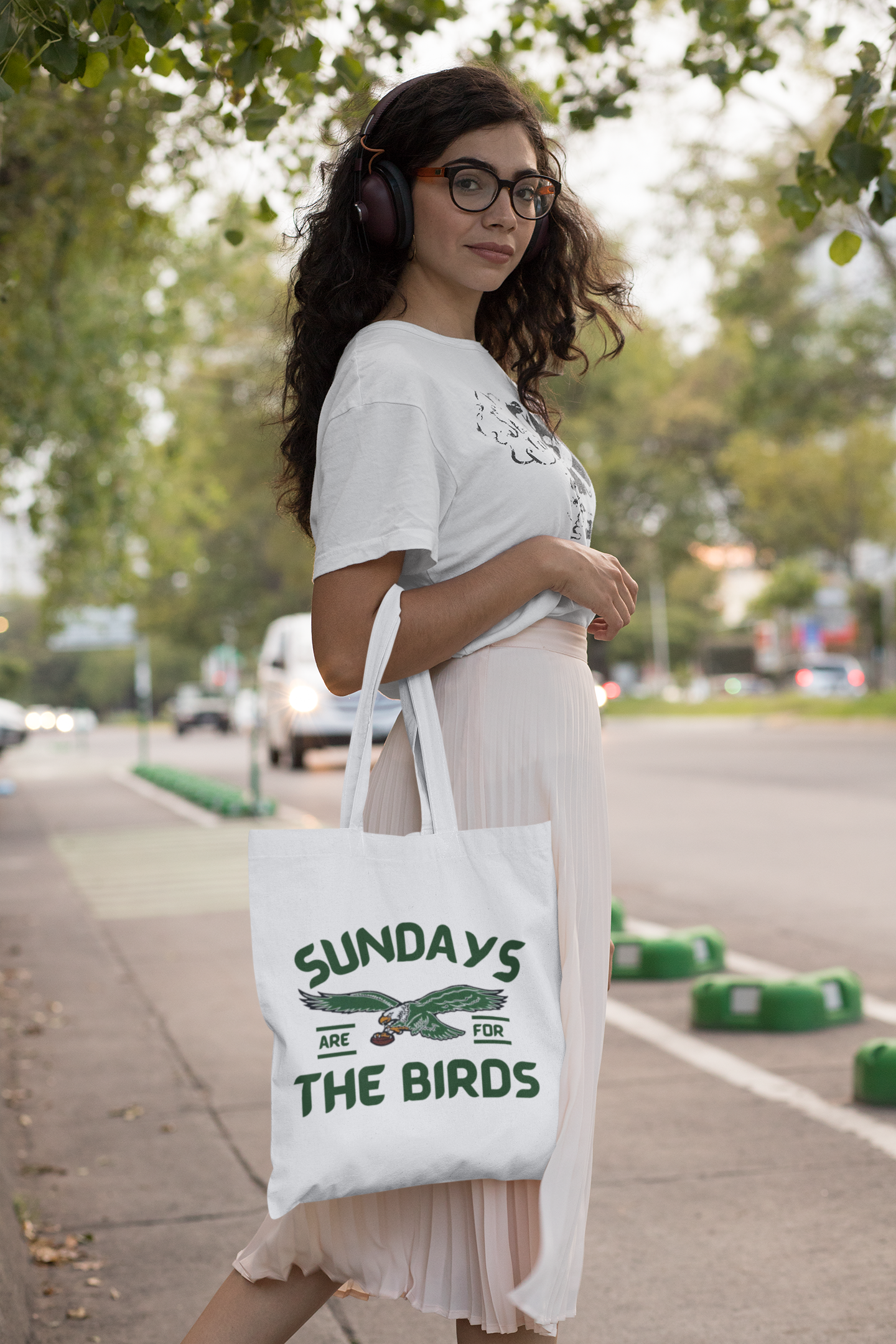 Philadelphia Eagles Tote Bag - Sundays Are for the Birds, Football Fan Gift, Sports Theme Tote, Game Day Bag, NFL Team Merchandise, Football