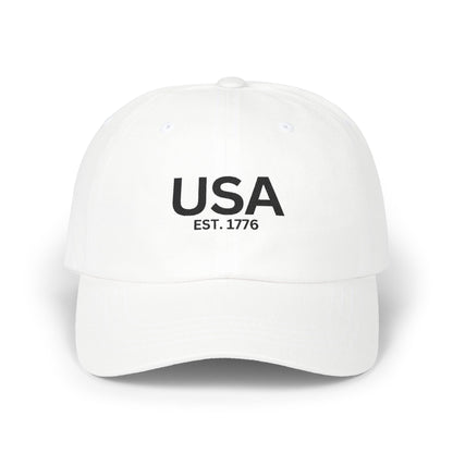 USA est 1776 American Patriotic Dad Cap