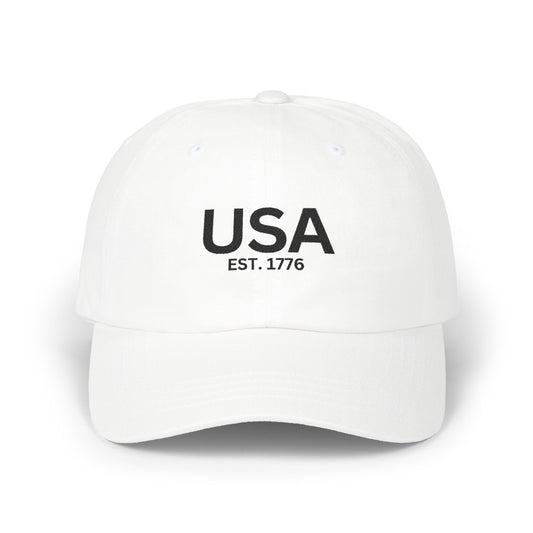 USA est 1776 American Patriotic Dad Cap