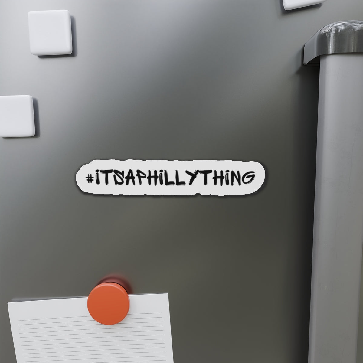 Die-Cut Magnets with #ItsAPhillyThing  Durable, Stylish, and Perfect for Showing Off Your Philly Pride on Fridges, Lockers, or Cars