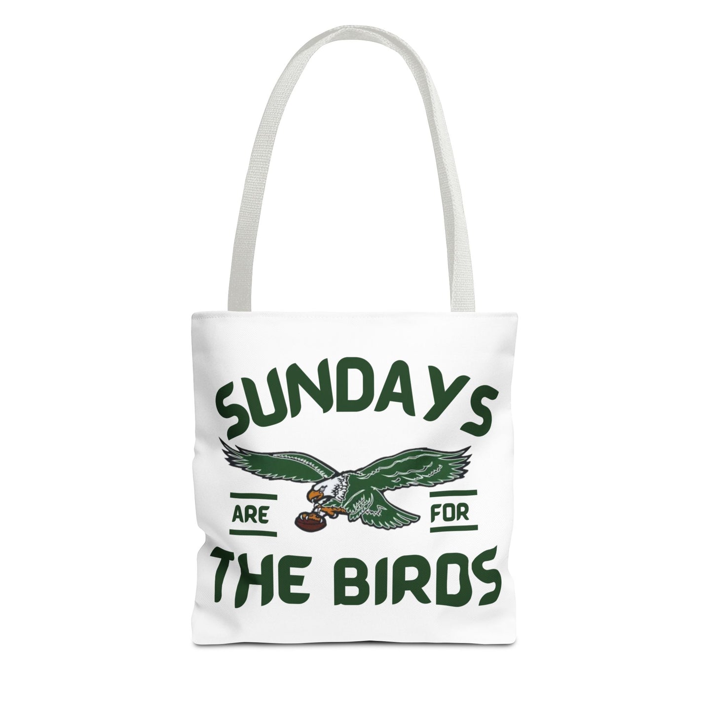 Philadelphia Eagles Tote Bag - Sundays Are for the Birds, Football Fan Gift, Sports Theme Tote, Game Day Bag, NFL Team Merchandise, Football