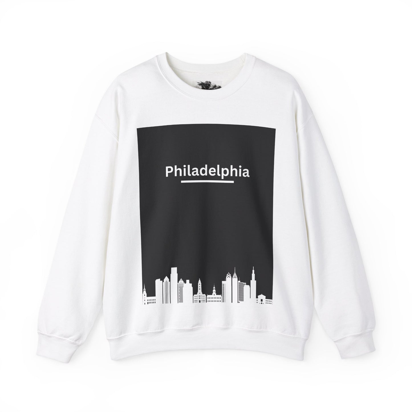 Philadelphia Skyline Hoodie  Black and White City View Design, Perfect for Showcasing Your Philly Pride in Style and Comfort Philly Vibes