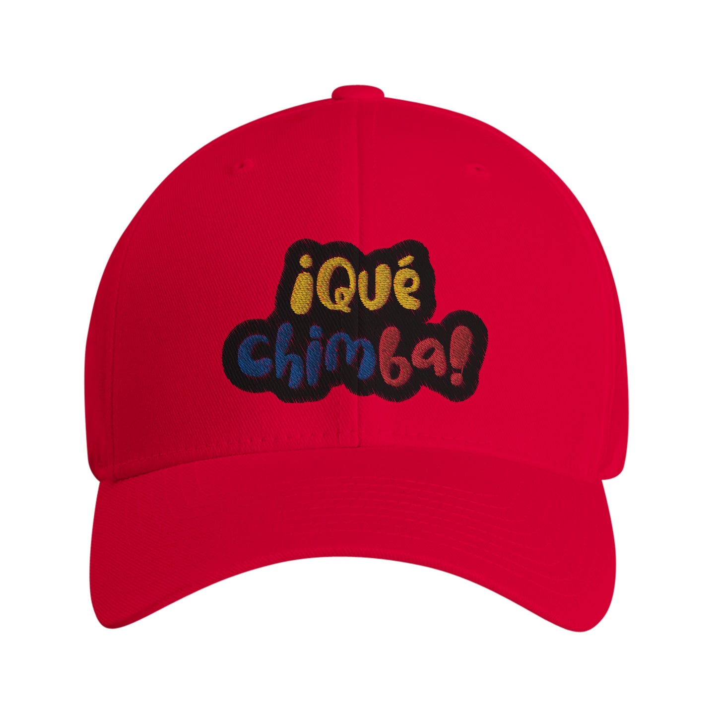 Que Chimba Hat | Stylish Colombia Pride Cap | Comfortable Flexfit 6277